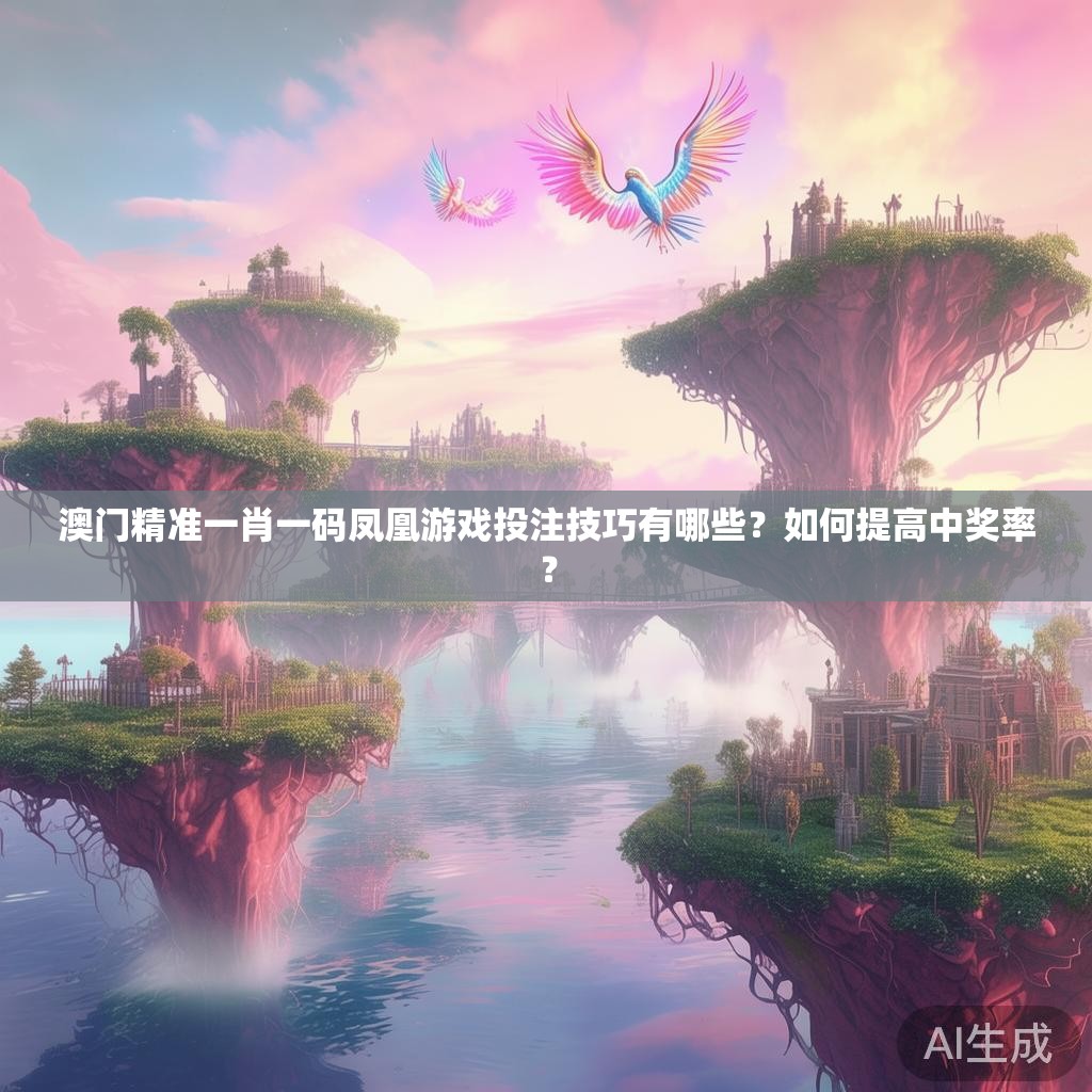 澳门精准一肖一码凤凰游戏投注技巧有哪些?如何提高中奖率? 澳门精准一肖一码凤凰游戏投注技巧有哪些?如何提高中奖率?