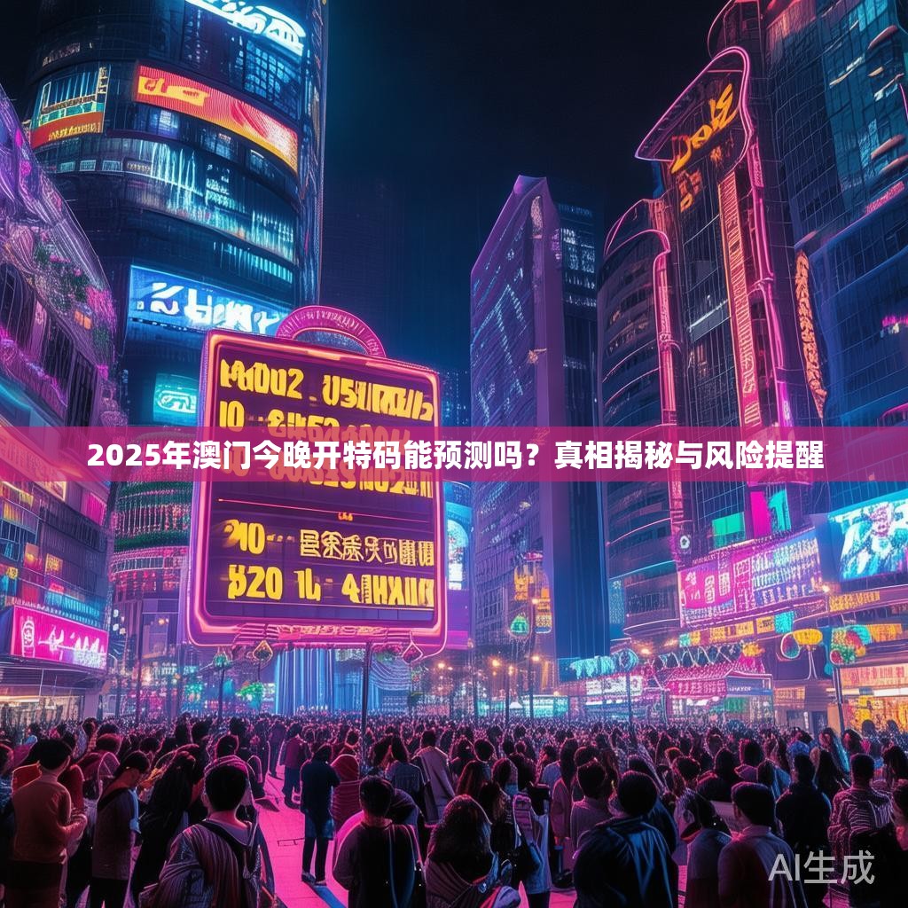 2025年澳门今晚开特码能预测吗?真相揭秘与风险提醒 2025年澳门今晚开特码能预测吗?真相揭秘与风险提醒