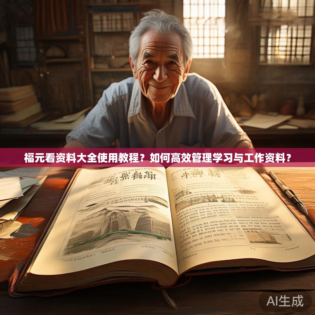 福元看资料大全使用教程？如何高效管理学习与工作资料？