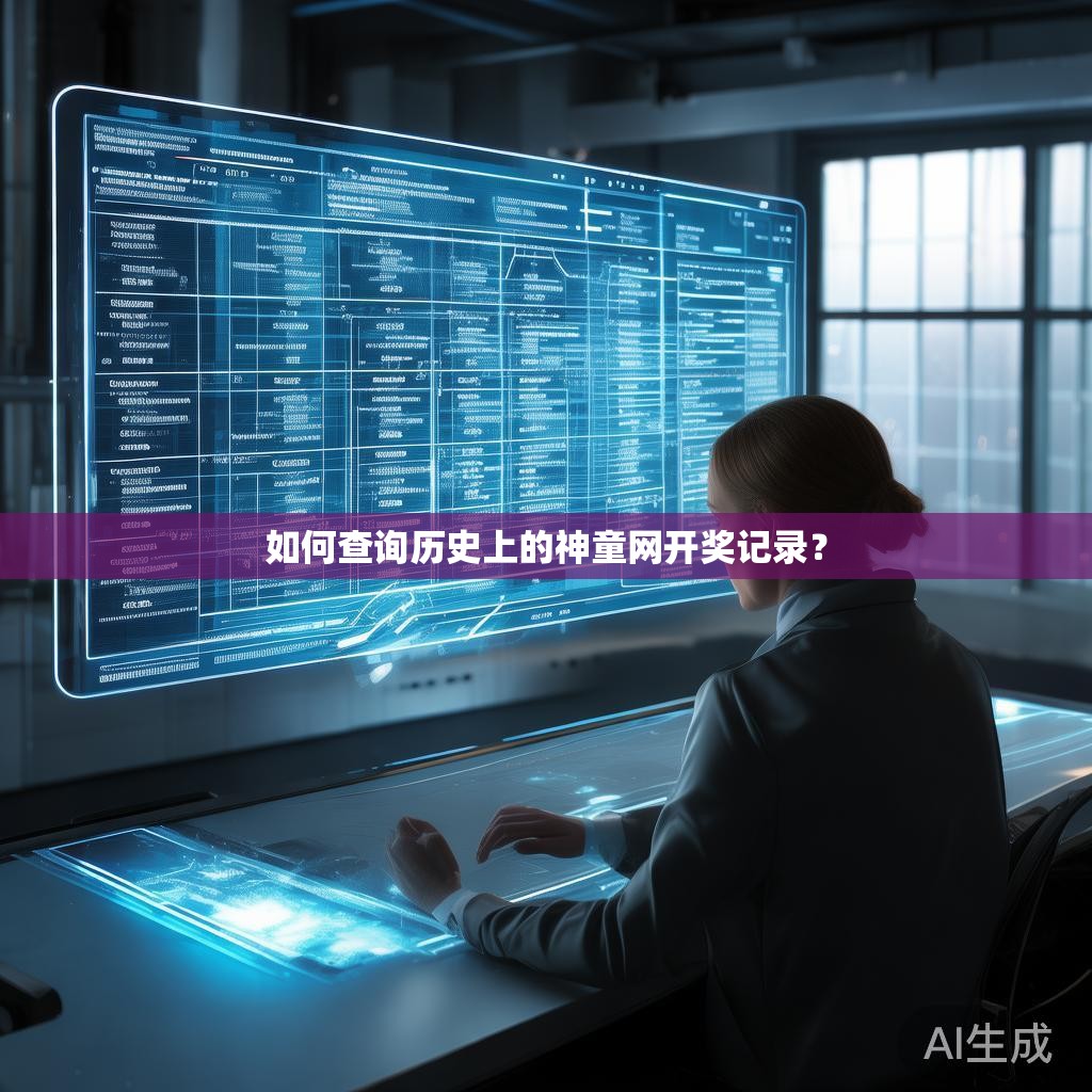如何查询历史上的神童网开奖记录？