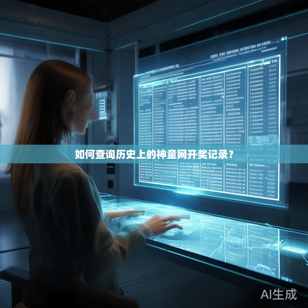 如何查询历史上的神童网开奖记录？