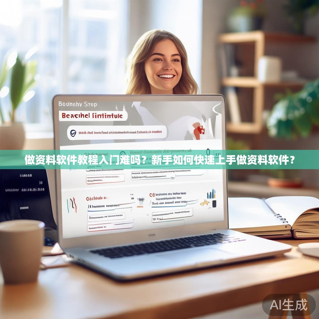 做资料软件教程入门难吗？新手如何快速上手做资料软件？