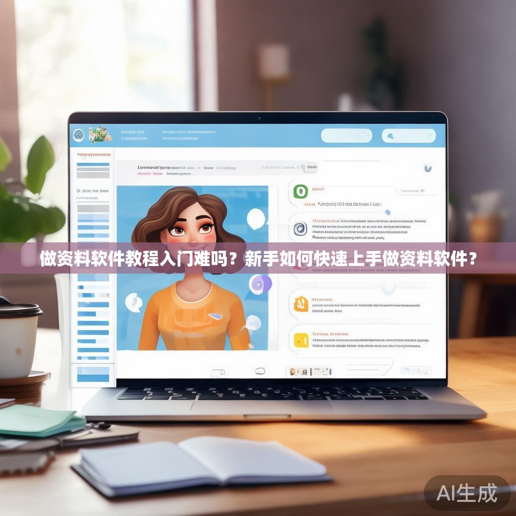做资料软件教程入门难吗？新手如何快速上手做资料软件？