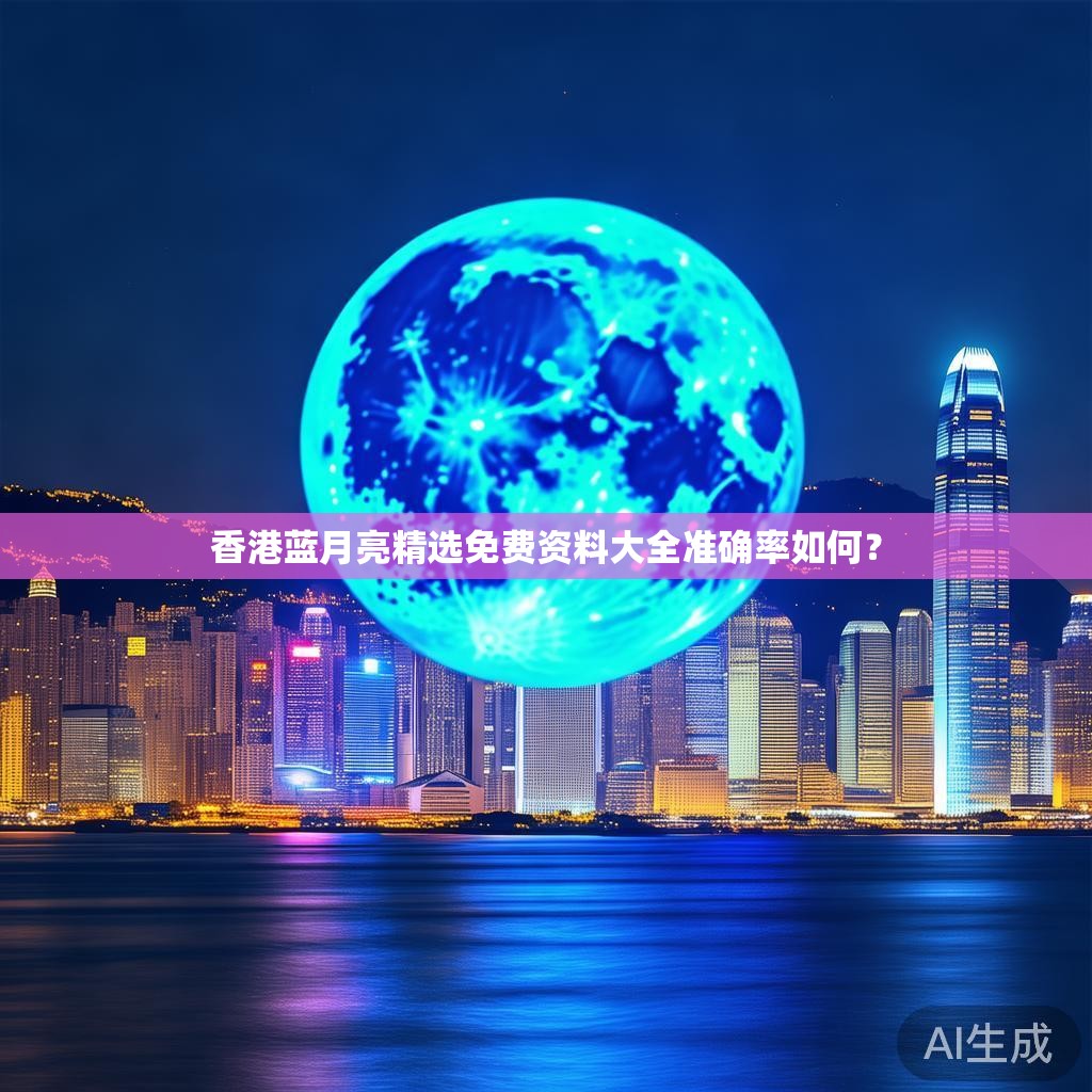 香港蓝月亮精选免费资料大全准确率如何？