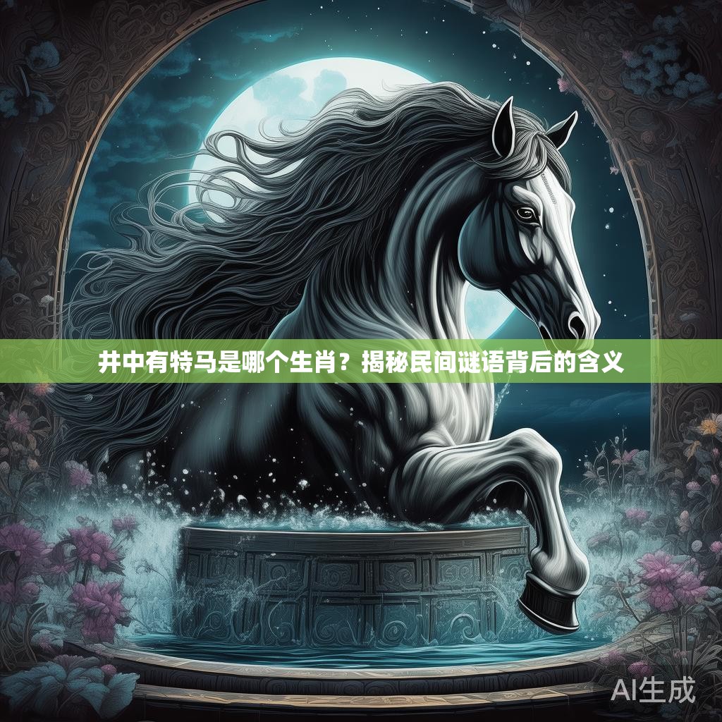 井中有特马是哪个生肖？揭秘民间谜语背后的含义