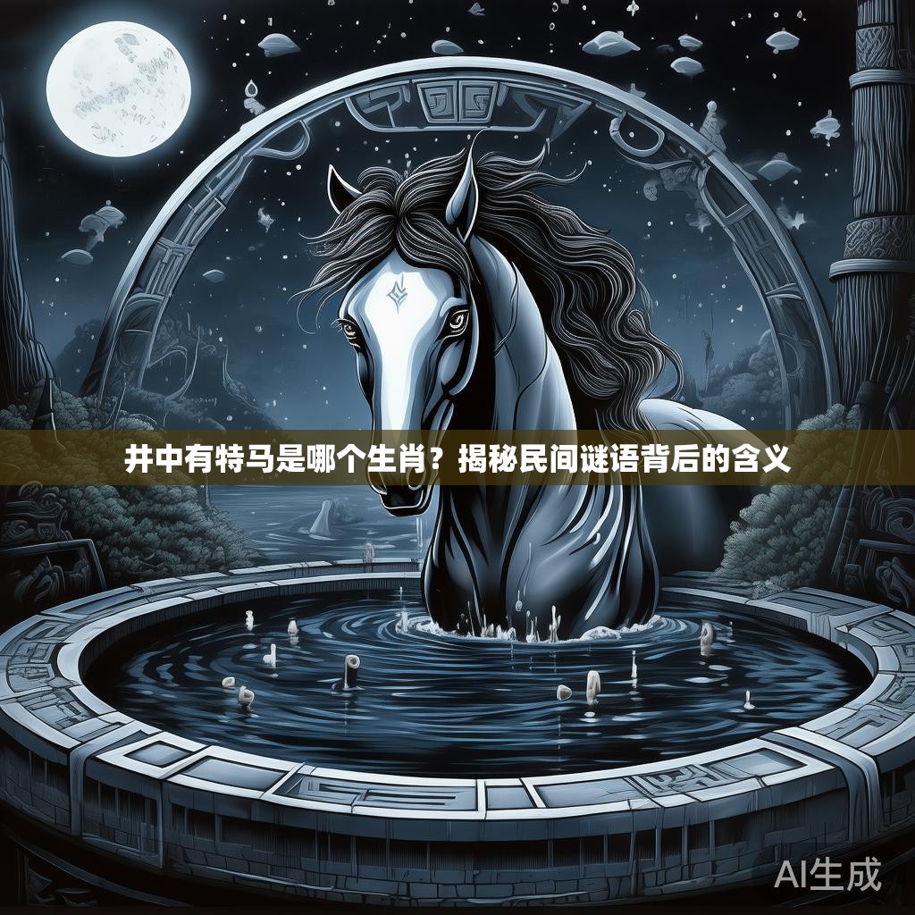 井中有特马是哪个生肖？揭秘民间谜语背后的含义