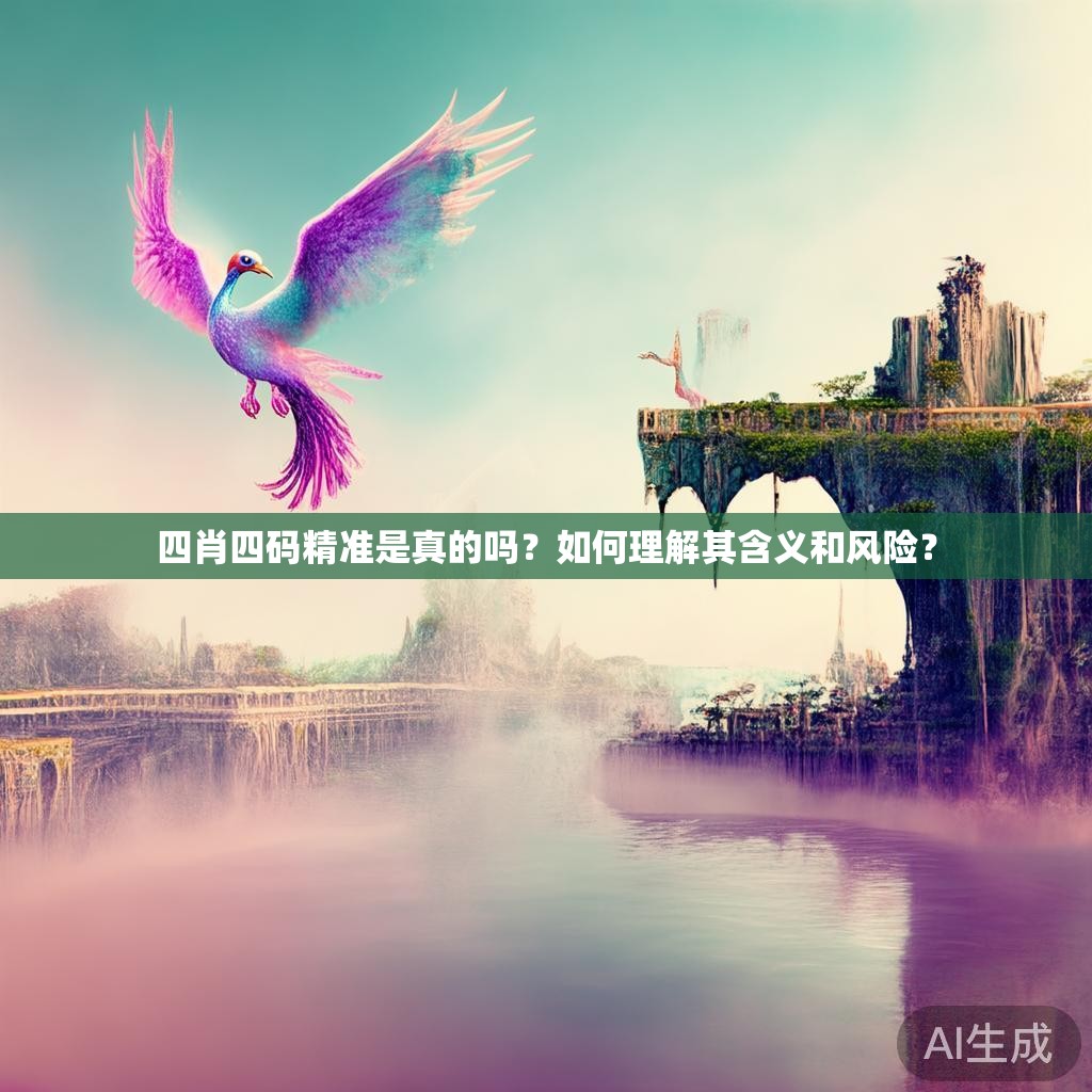 四肖四码精准是真的吗？如何理解其含义和风险？