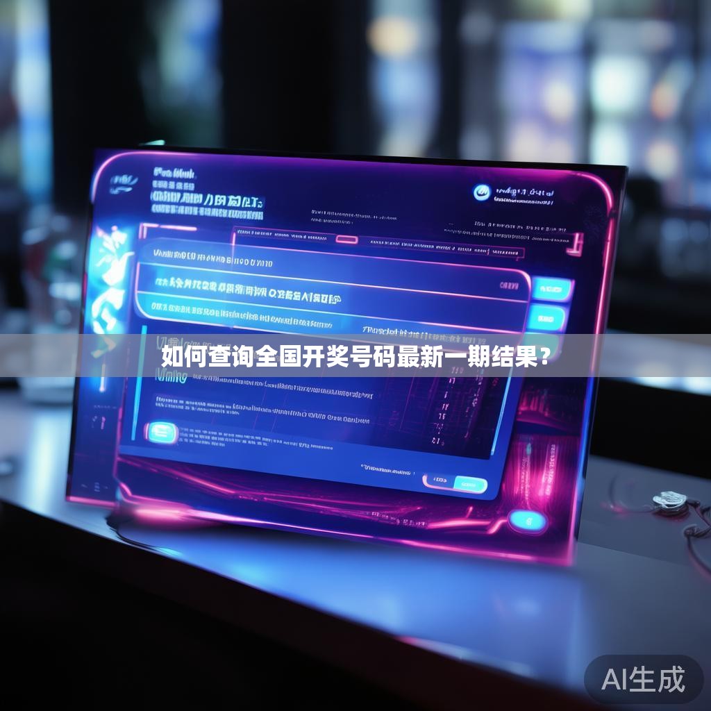 如何查询全国开奖号码最新一期结果？