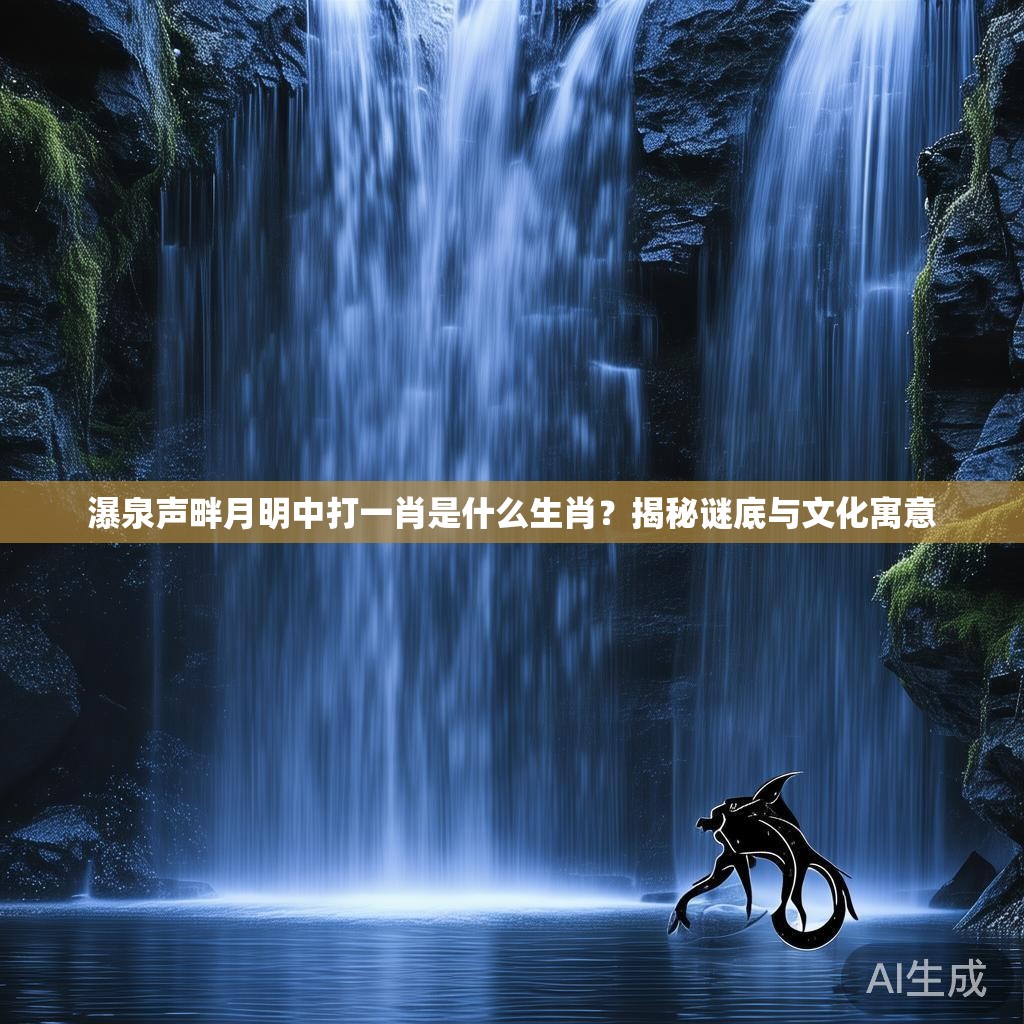 瀑泉声畔月明中打一肖是什么生肖？揭秘谜底与文化寓意