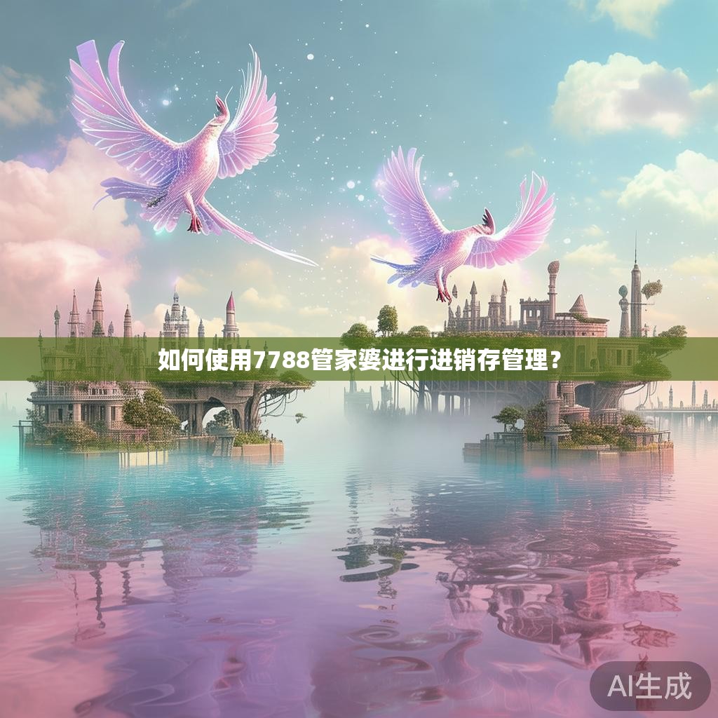 如何使用7788管家婆进行进销存管理？