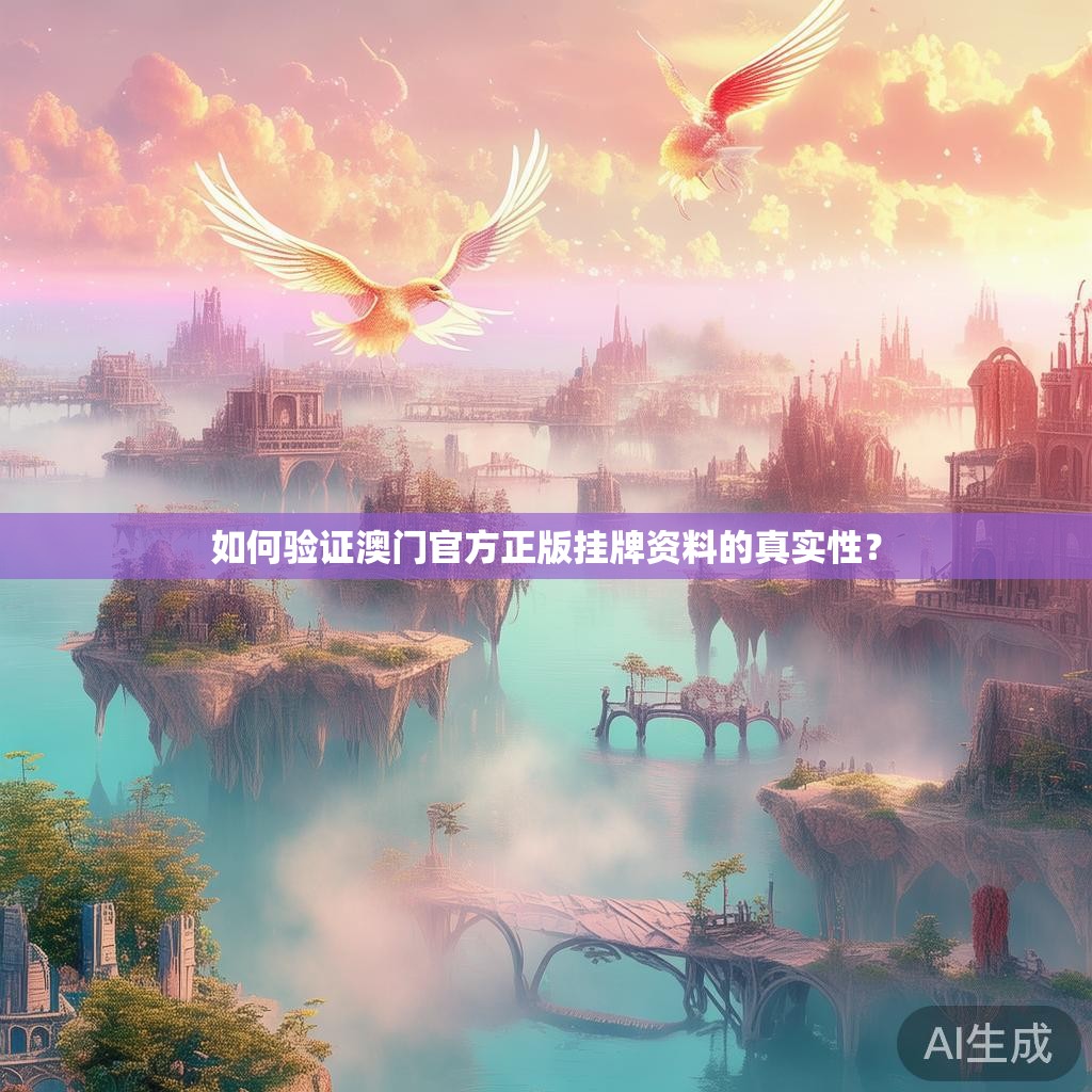 如何验证澳门官方正版挂牌资料的真实性？