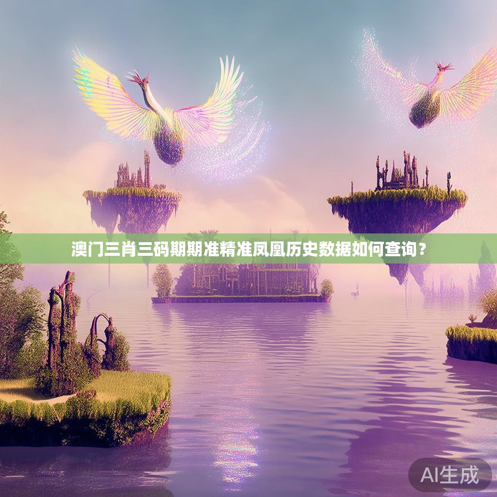 澳门三肖三码期期准精准凤凰历史数据如何查询？