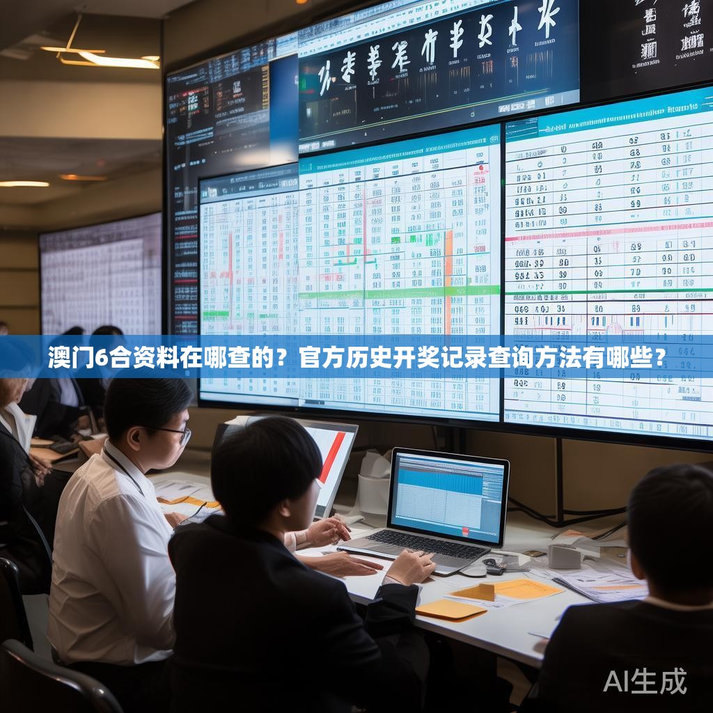 澳门6合资料在哪查的？官方历史开奖记录查询方法有哪些？