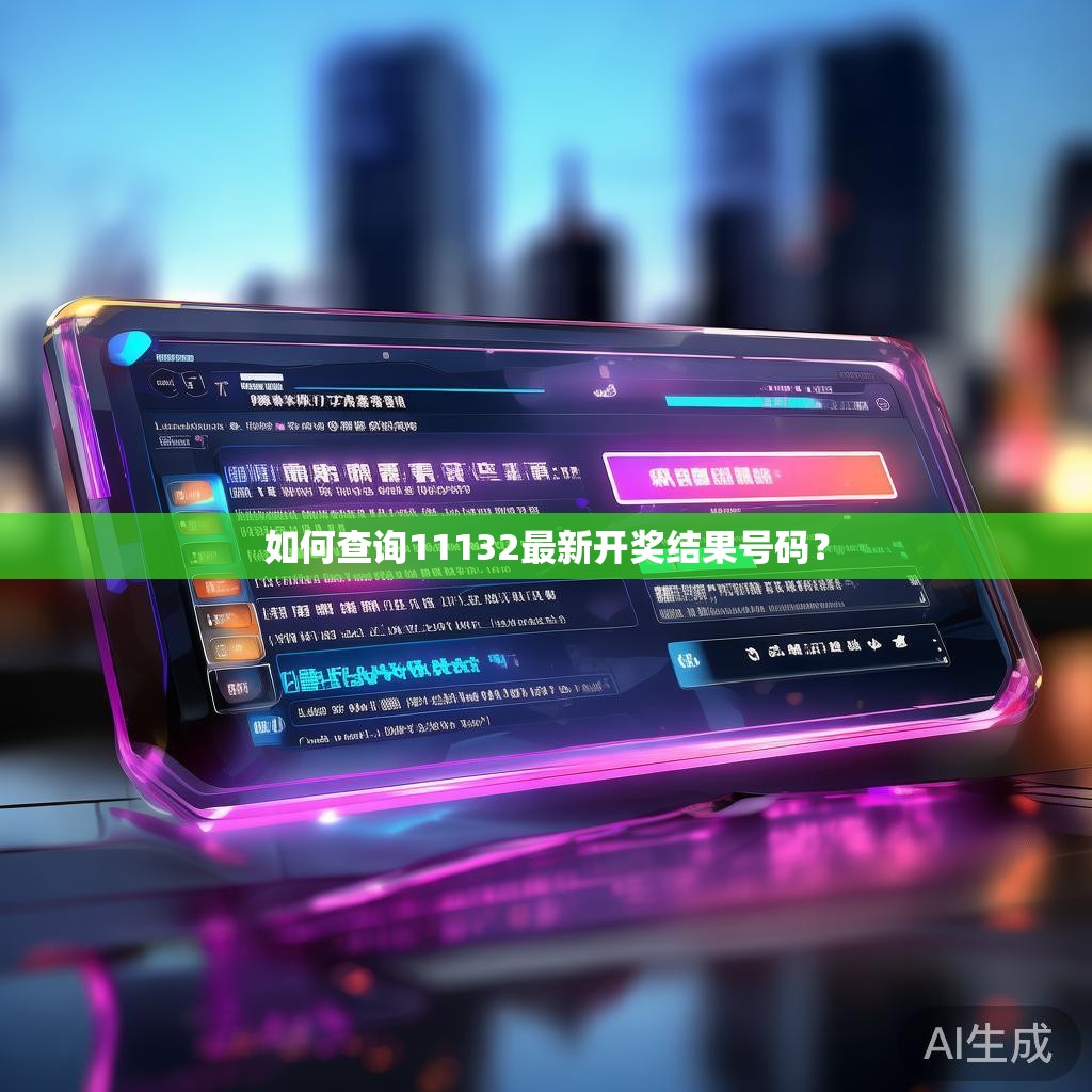 如何查询11132最新开奖结果号码？