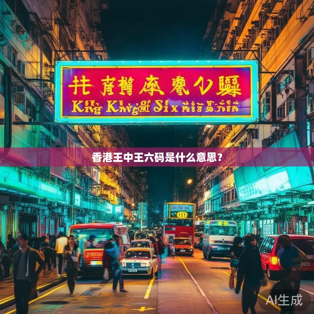 香港王中王六码是什么意思？