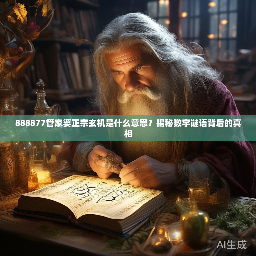 888877管家婆正宗玄机是什么意思？揭秘数字谜语背后的真相
