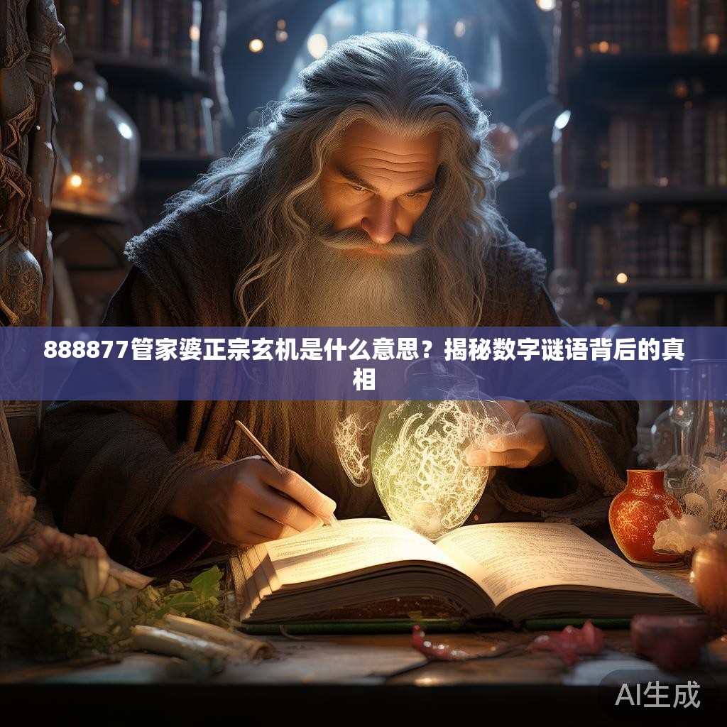 888877管家婆正宗玄机是什么意思？揭秘数字谜语背后的真相