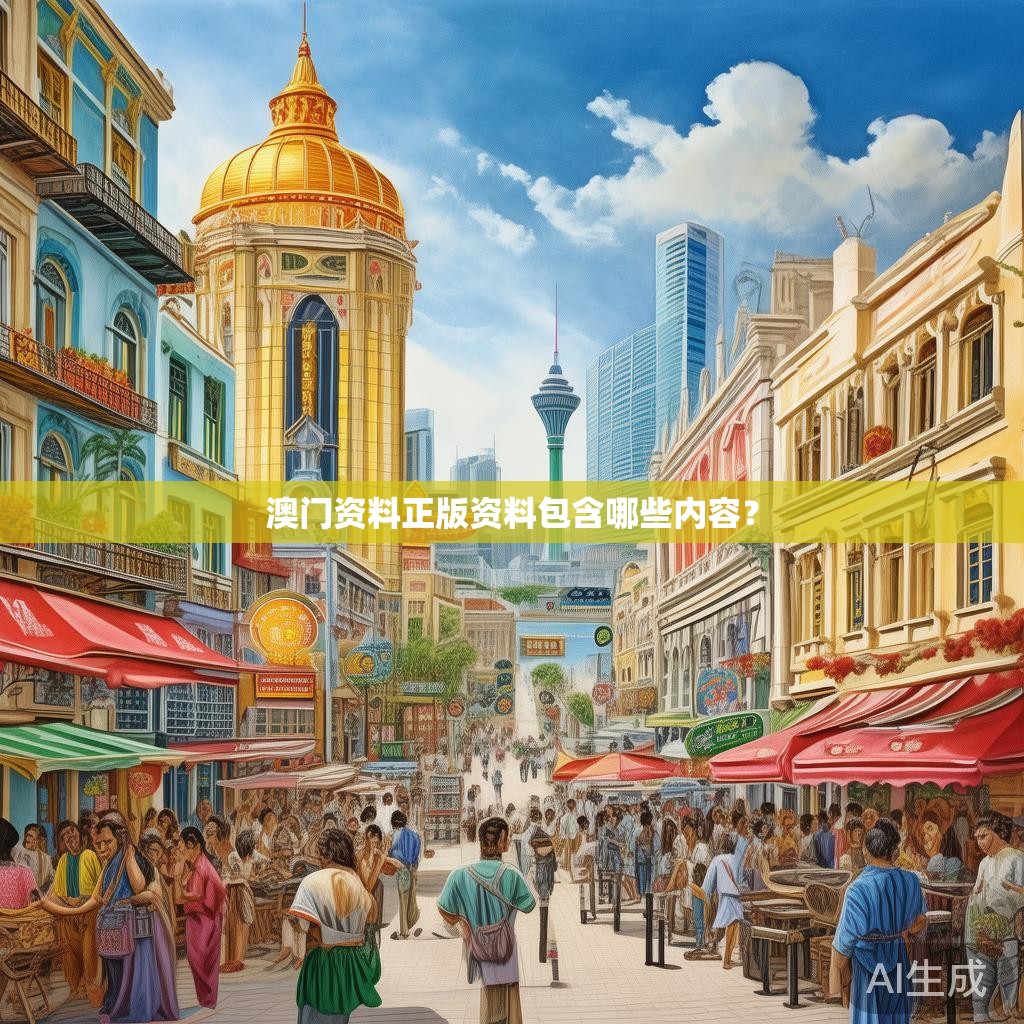 澳门资料正版资料包含哪些内容？