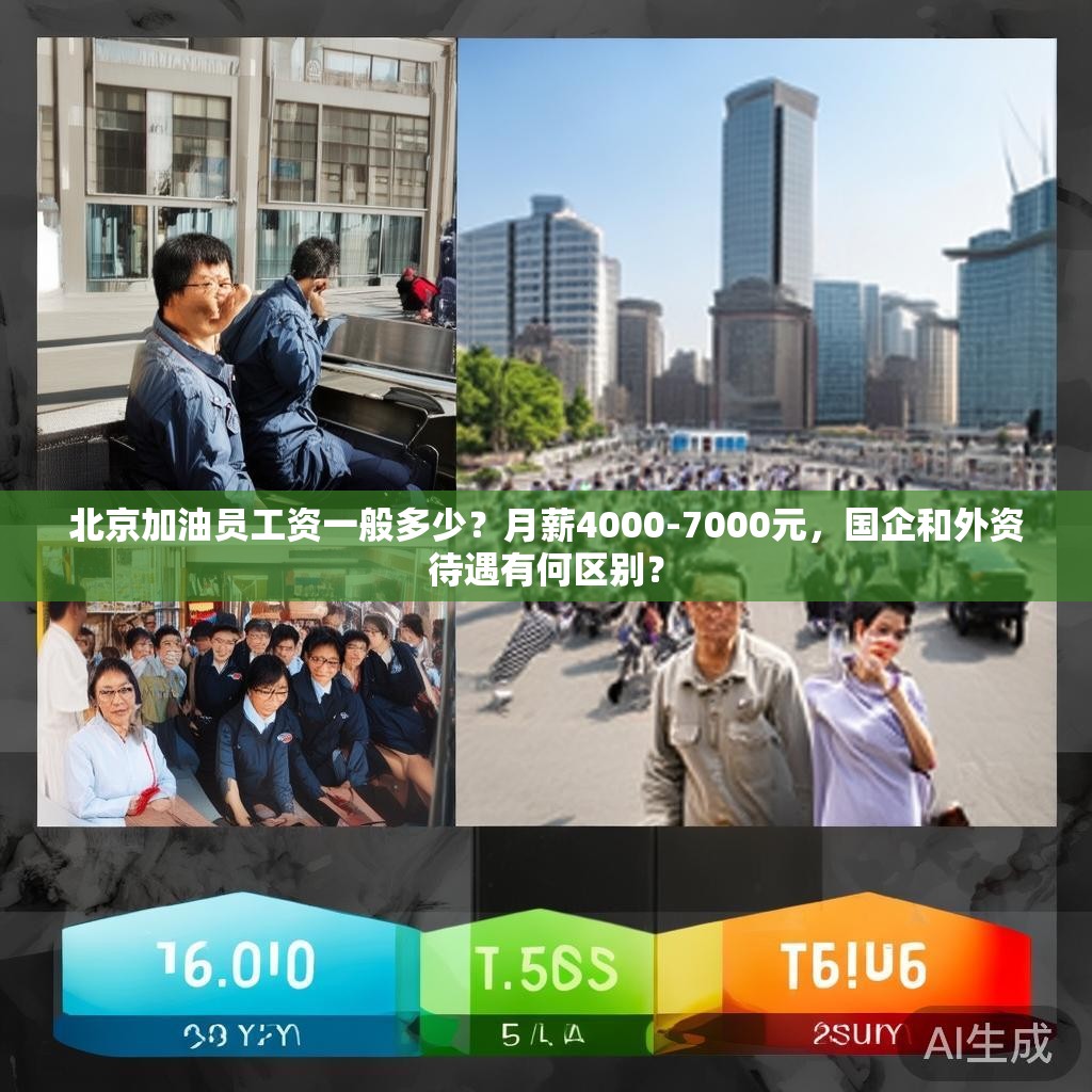 北京加油员工资一般多少？月薪4000-7000元，国企和外资待遇有何区别？
