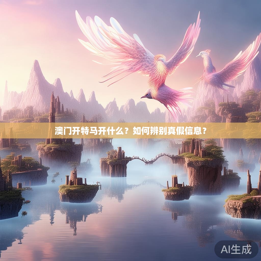 澳门开特马开什么？如何辨别真假信息？