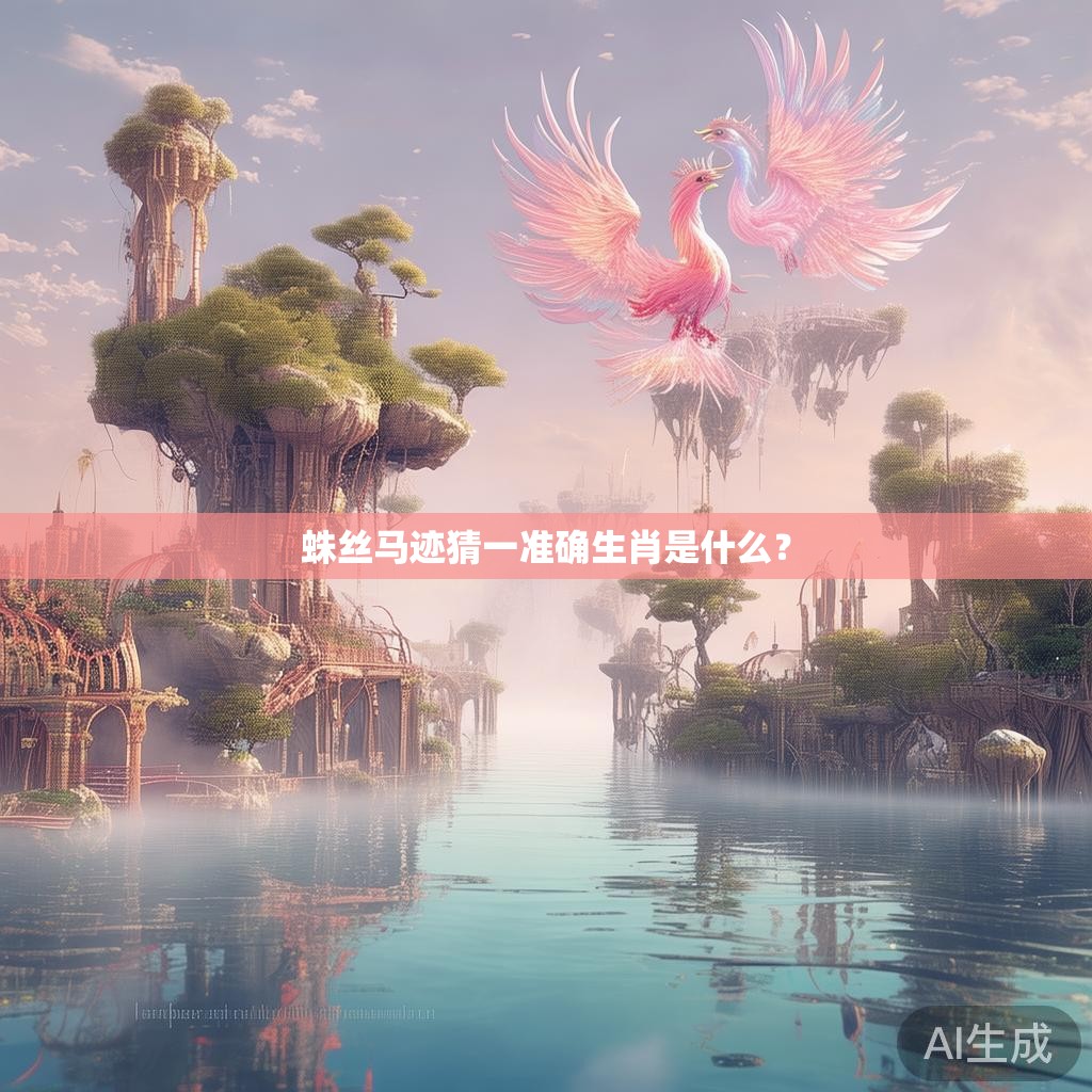 蛛丝马迹猜一准确生肖是什么？