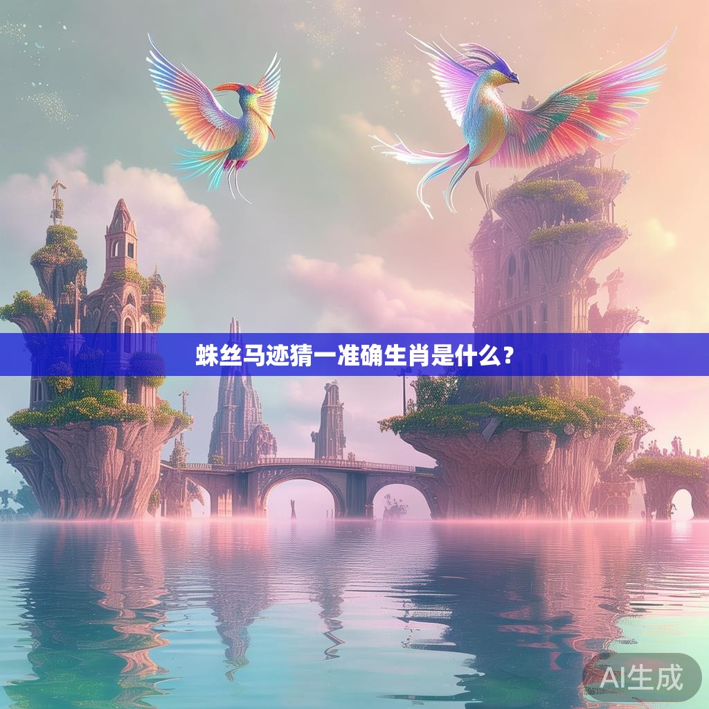 蛛丝马迹猜一准确生肖是什么？