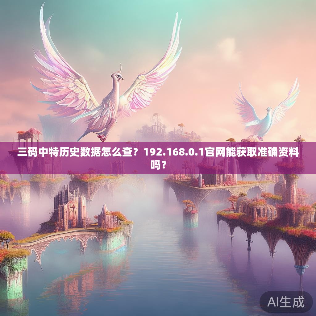 三码中特历史数据怎么查？192.168.0.1官网能获取准确资料吗？
