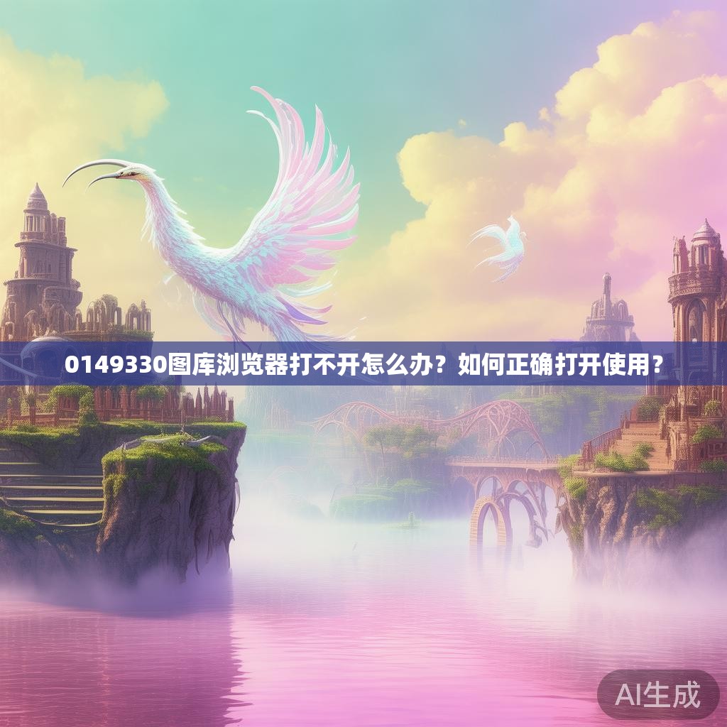 0149330图库浏览器打不开怎么办？如何正确打开使用？