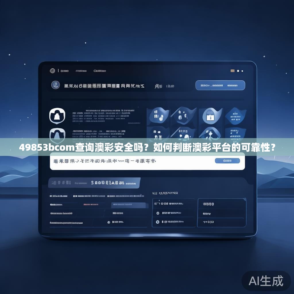 49853bcom查询澳彩安全吗？如何判断澳彩平台的可靠性？