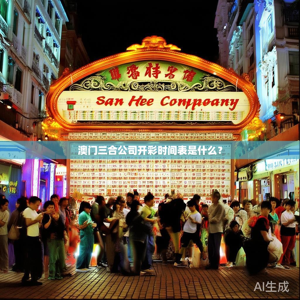 澳门三合公司开彩时间表是什么？