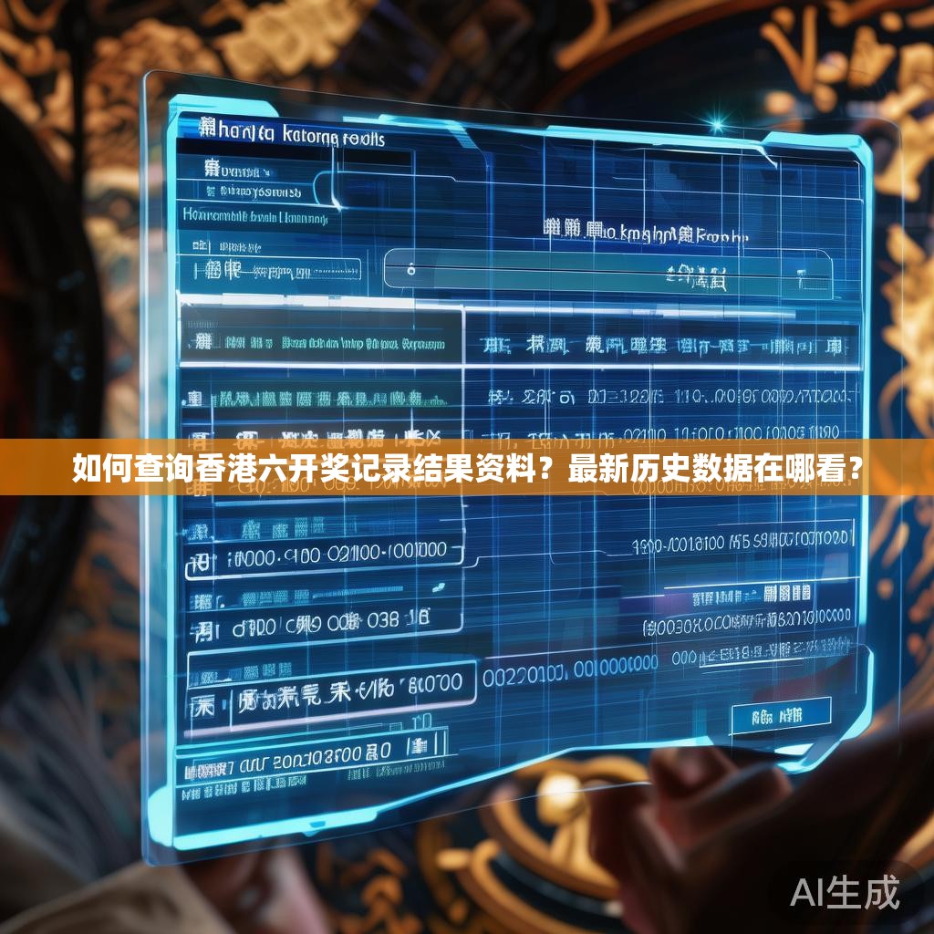 如何查询香港六开奖记录结果资料？最新历史数据在哪看？