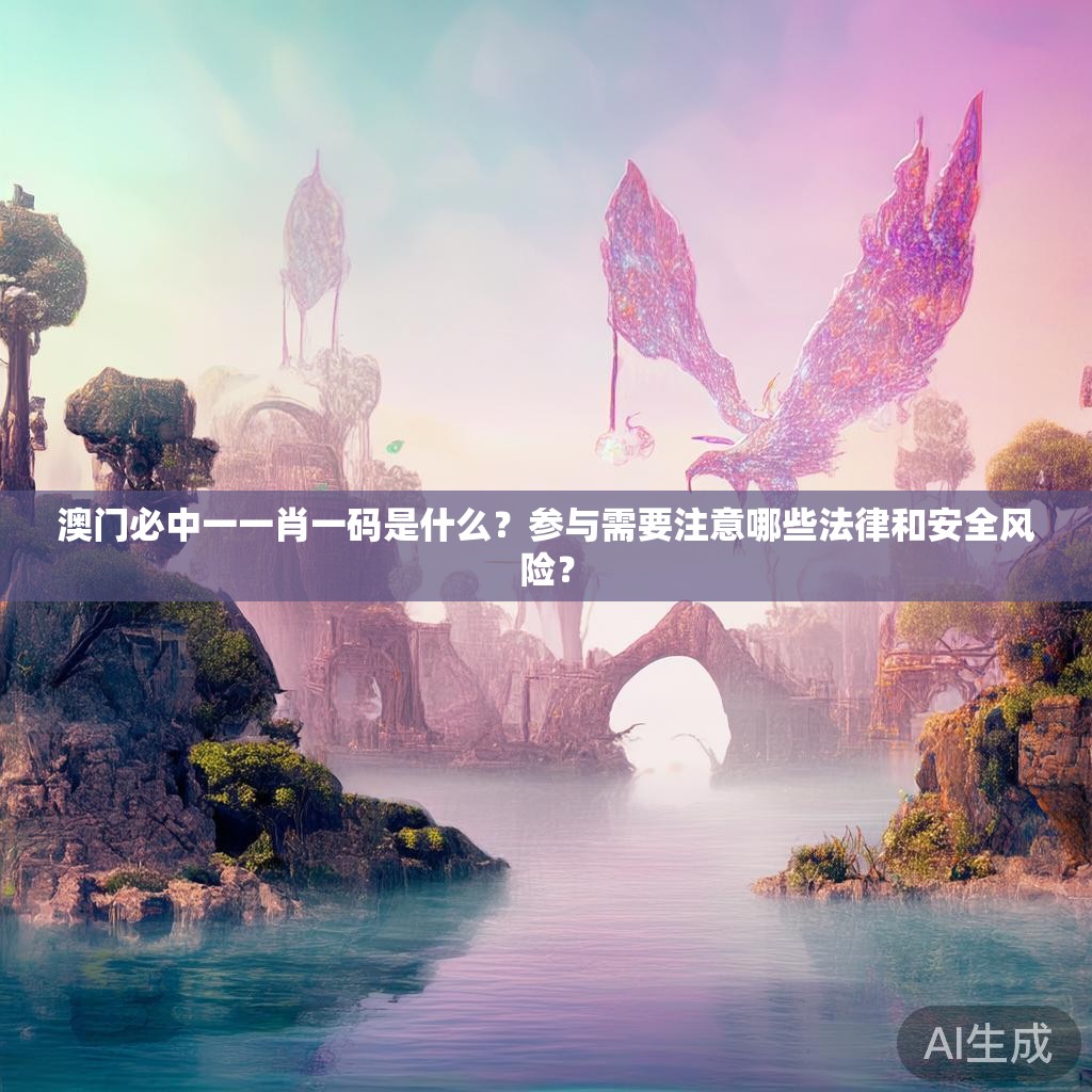 澳门必中一一肖一码是什么?参与需要注意哪些法律和安全风险? 澳门必中一一肖一码是什么?参与需要注意哪些法律和安全风险?