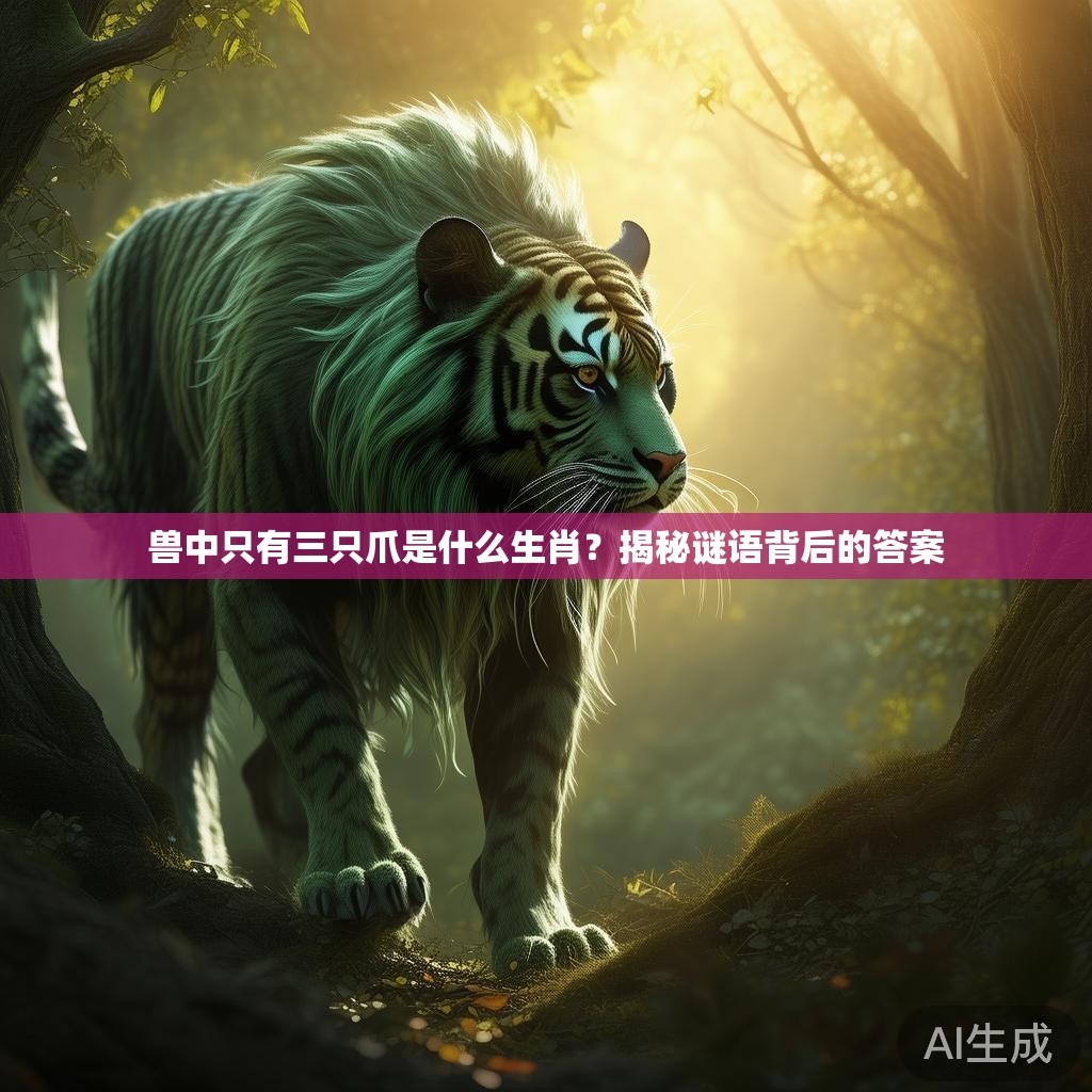 兽中只有三只爪是什么生肖?揭秘谜语背后的答案 兽中只有三只爪是什么生肖?揭秘谜语背后的答案