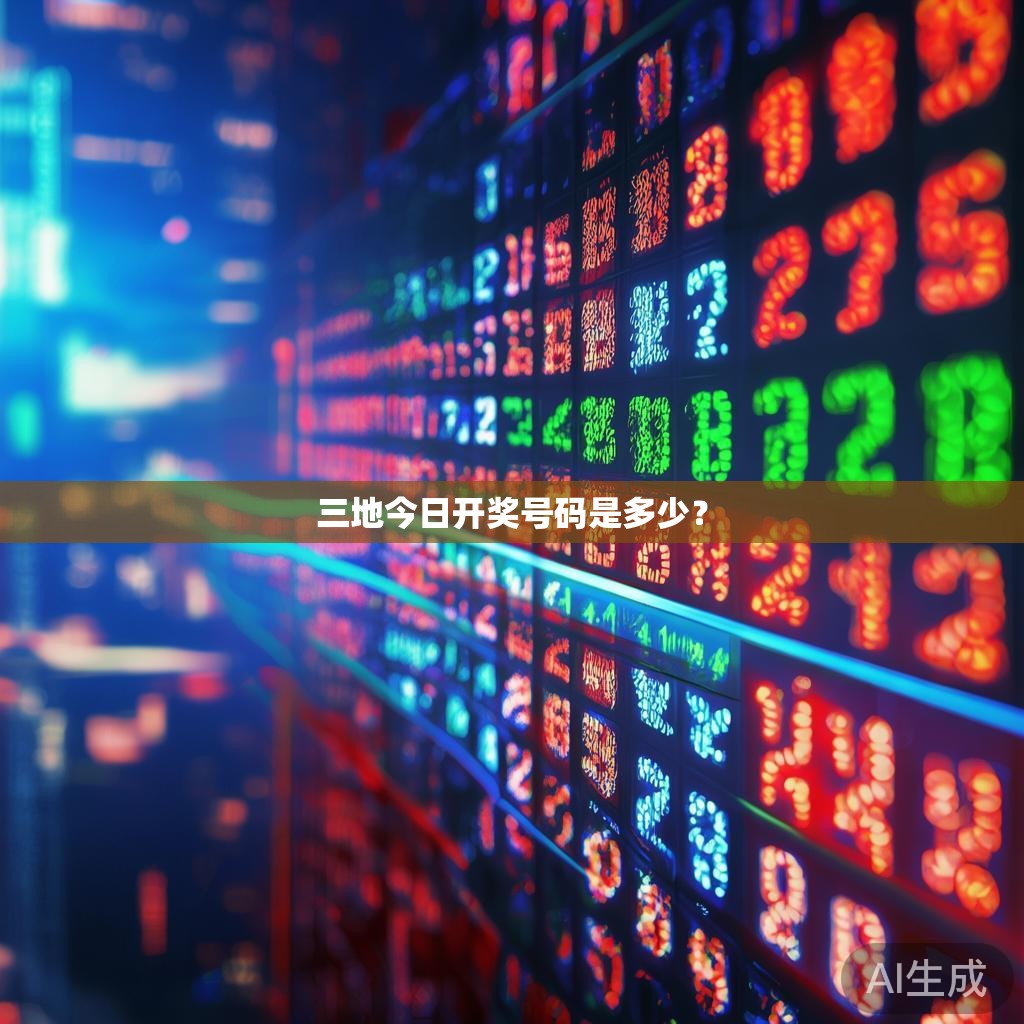 三地今日开奖号码是多少？