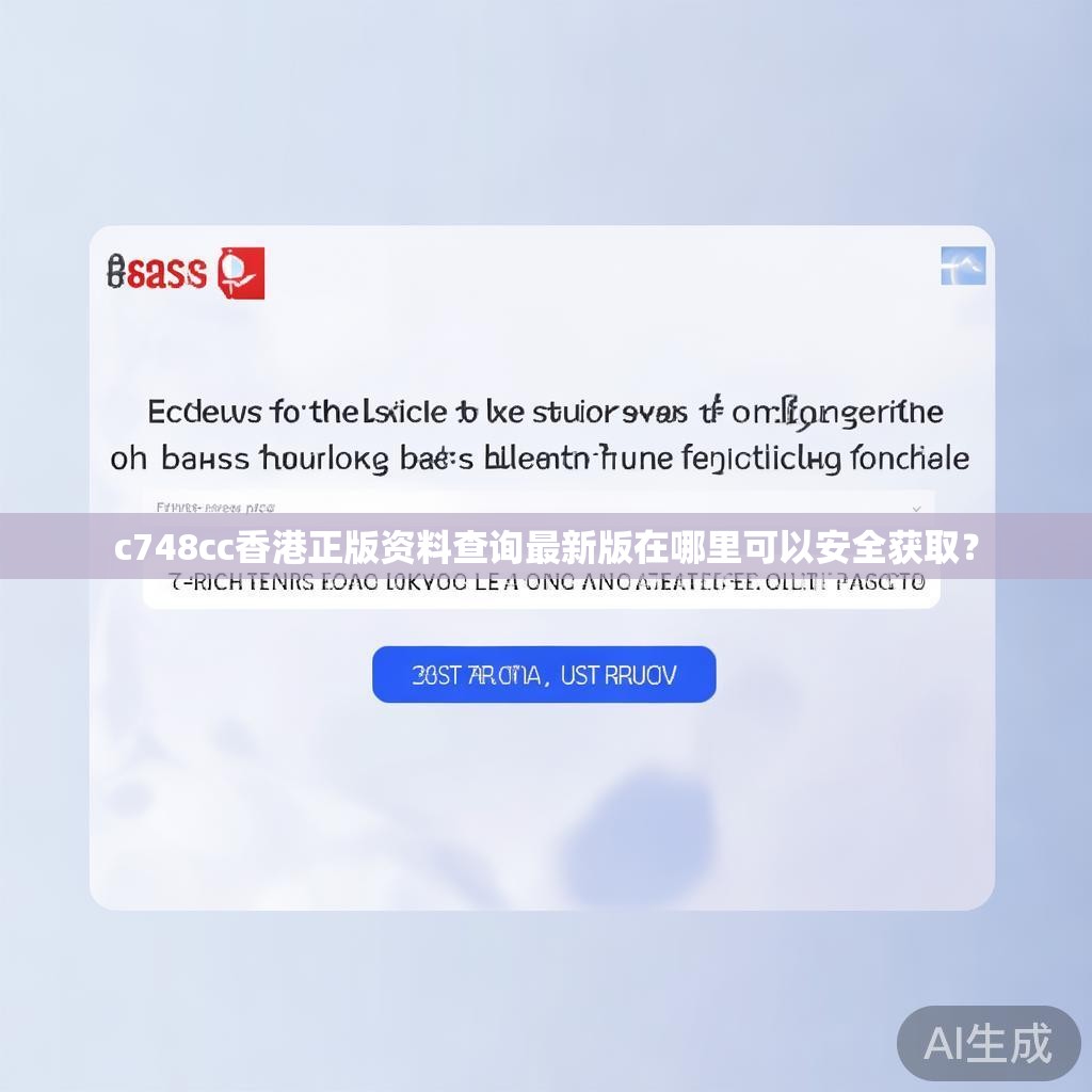 c748cc香港正版资料查询最新版在哪里可以安全获取？