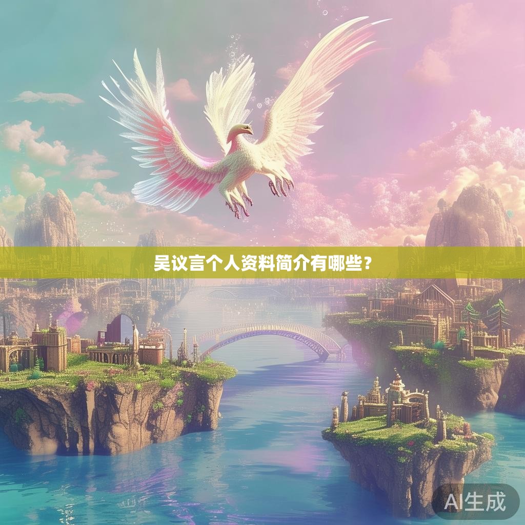 吴议言个人资料简介有哪些? 吴议言个人资料简介有哪些?