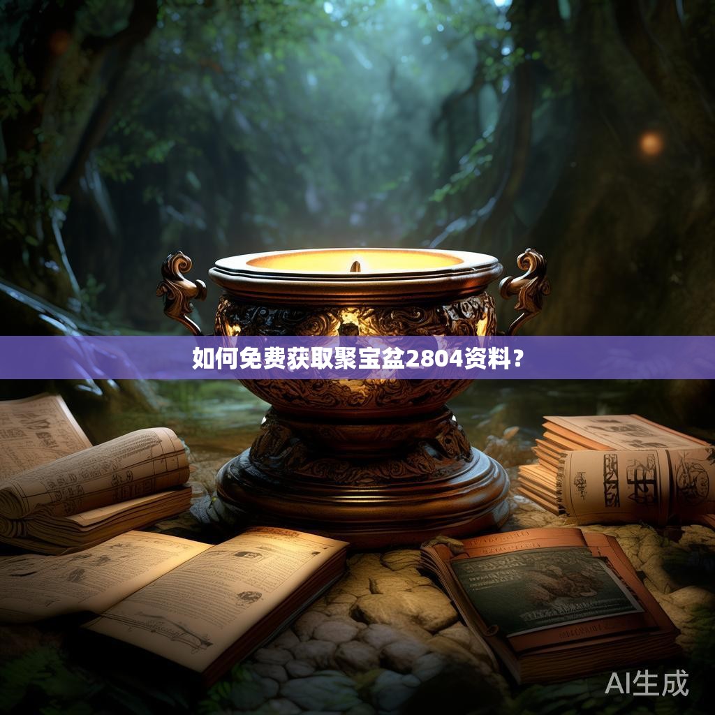 如何免费获取聚宝盆2804资料？