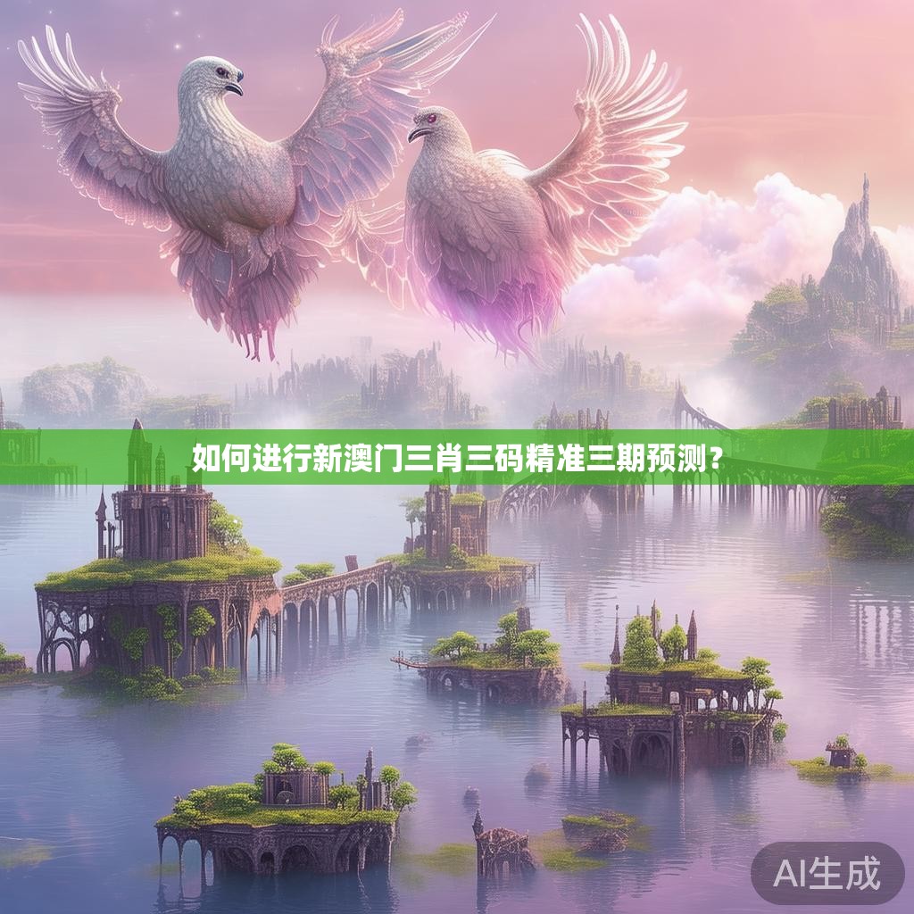 如何进行新澳门三肖三码精准三期预测？