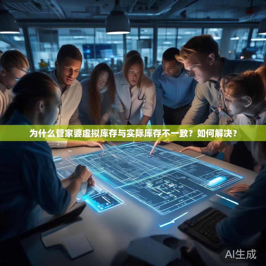 为什么管家婆虚拟库存与实际库存不一致？如何解决？