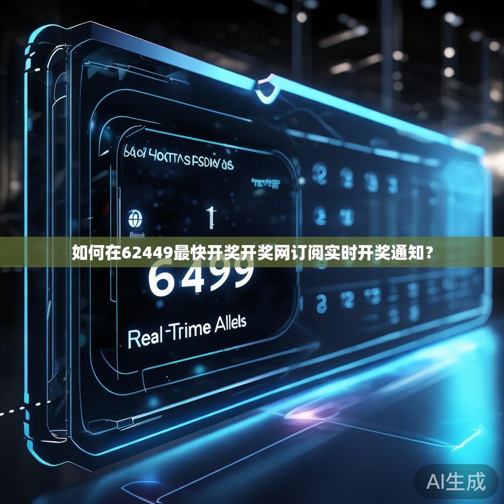 如何在62449最快开奖开奖网订阅实时开奖通知？