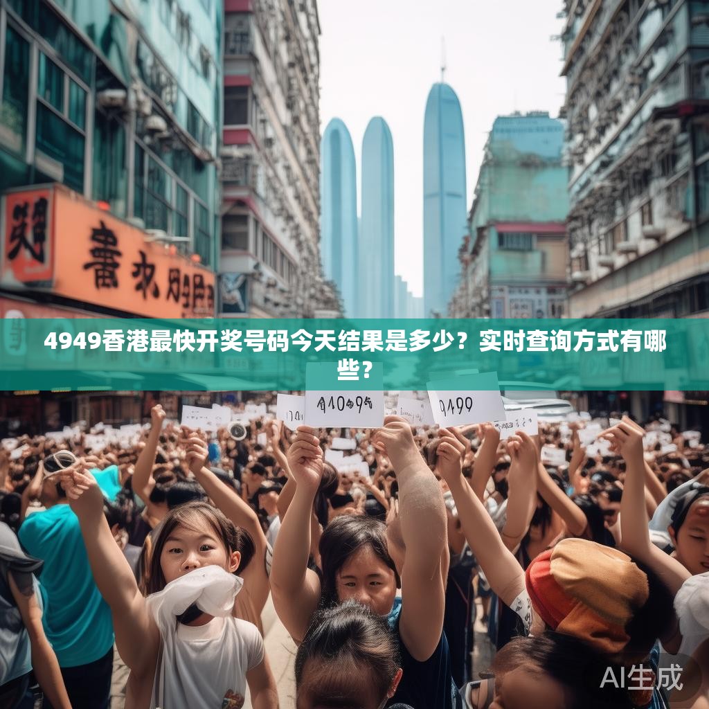 4949香港最快开奖号码今天结果是多少？实时查询方式有哪些？