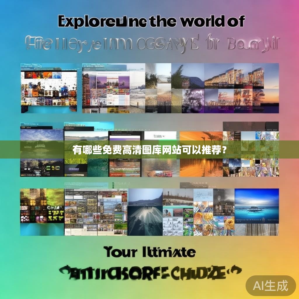 有哪些免费高清图库网站可以推荐？
