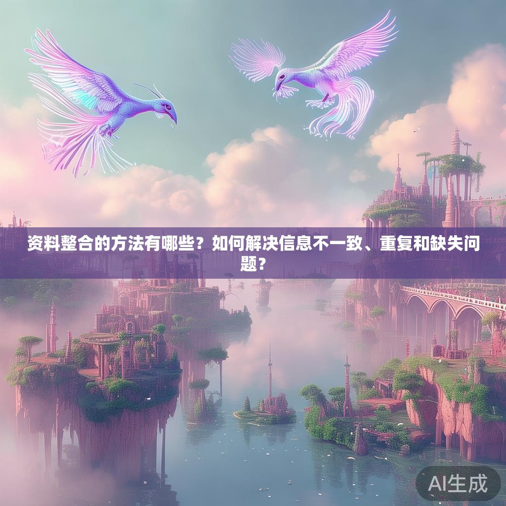 资料整合的方法有哪些？如何解决信息不一致、重复和缺失问题？