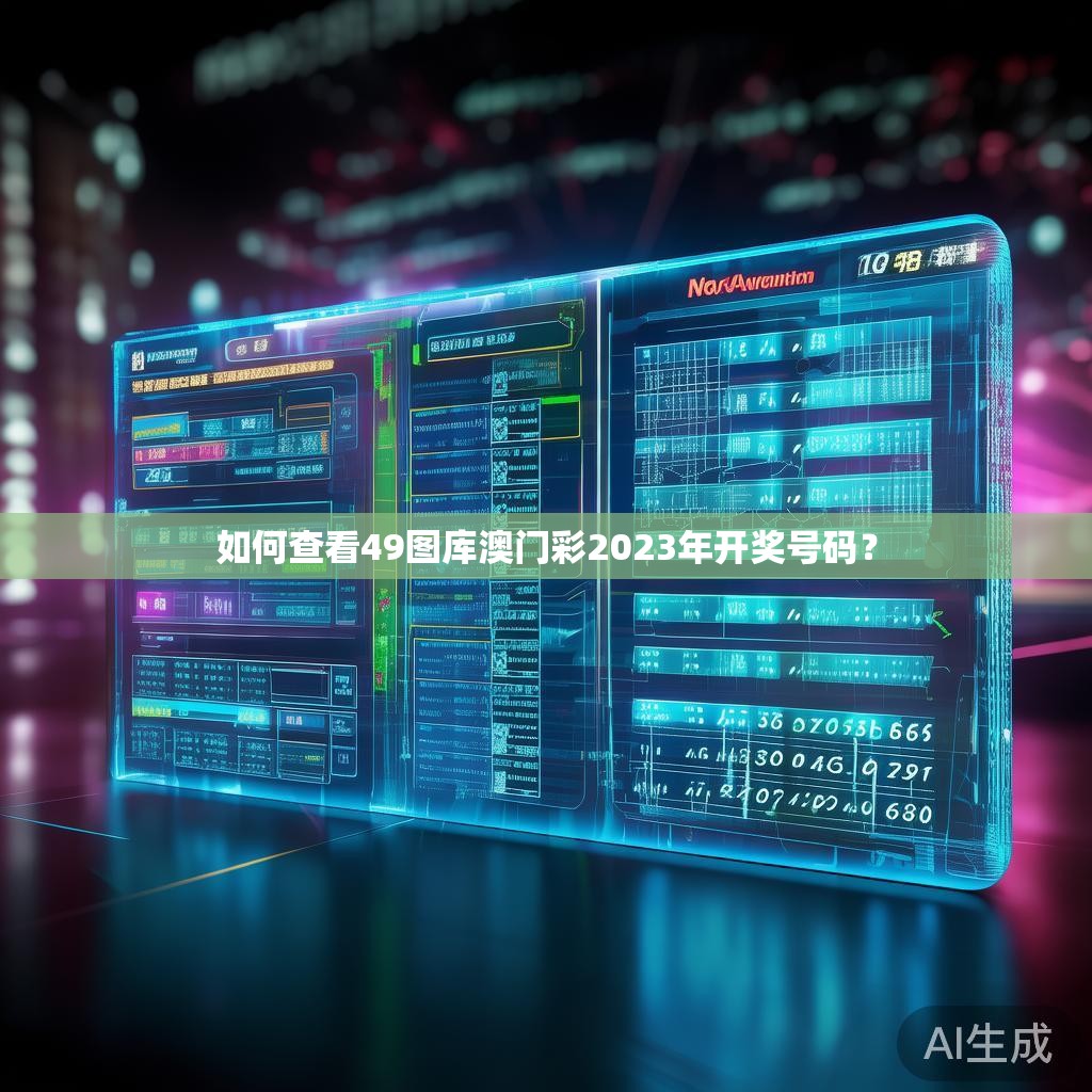 如何查看49图库澳门彩2023年开奖号码？