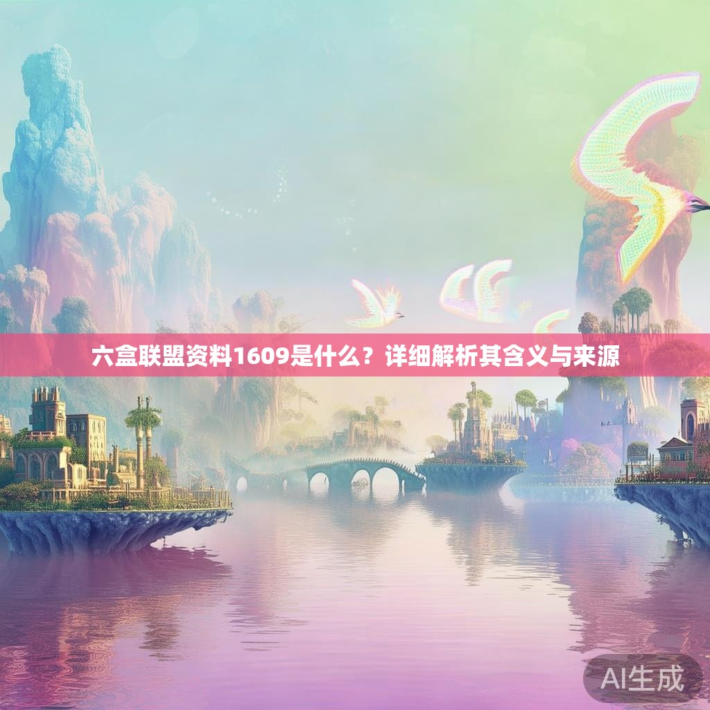 六盒联盟资料1609是什么？详细解析其含义与来源