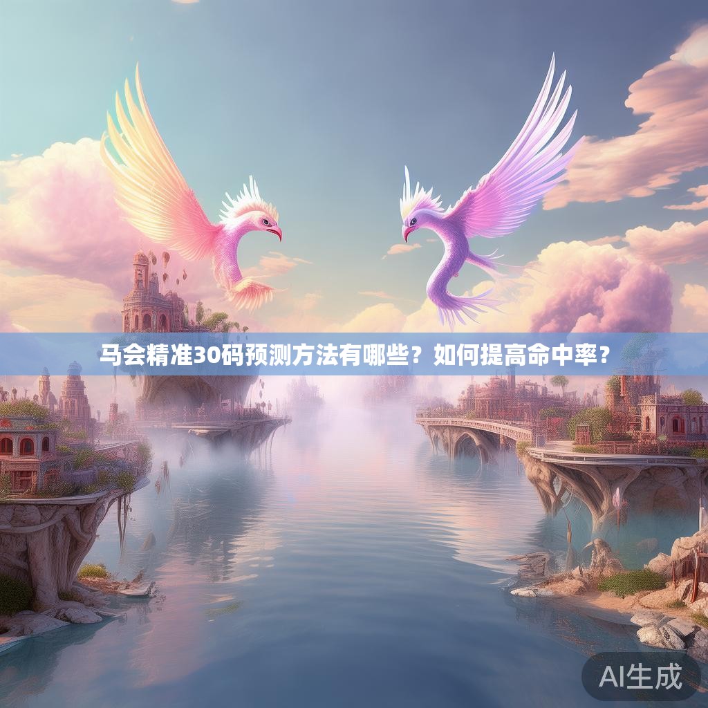 马会精准30码预测方法有哪些？如何提高命中率？