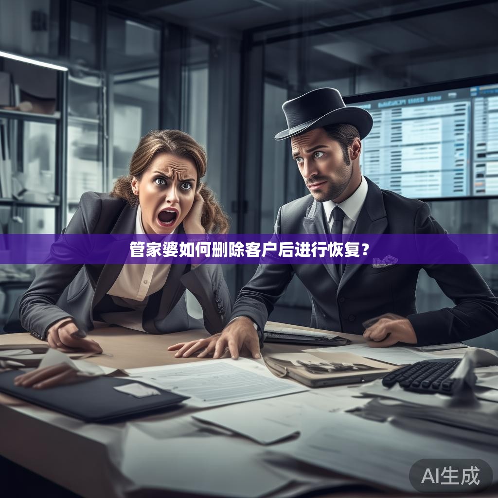管家婆如何删除客户后进行恢复？