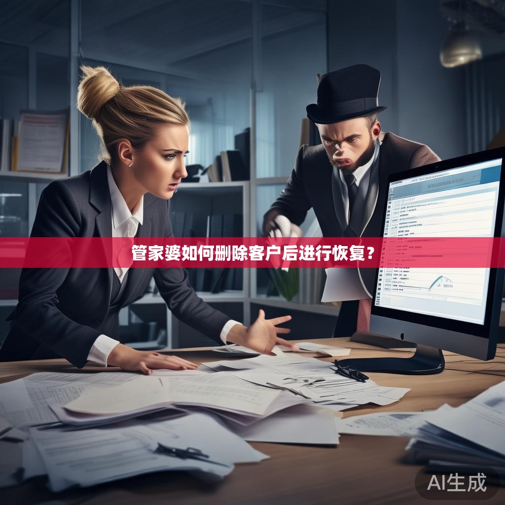 管家婆如何删除客户后进行恢复？