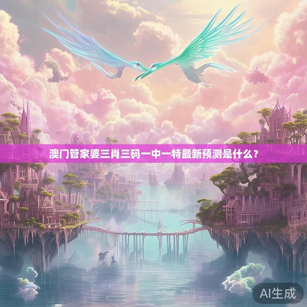澳门管家婆三肖三码一中一特最新预测是什么？