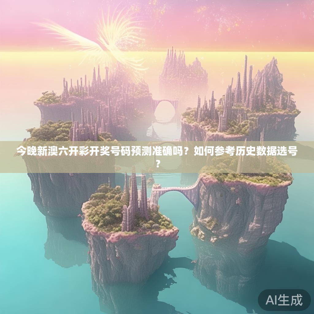 今晚新澳六开彩开奖号码预测准确吗？如何参考历史数据选号？